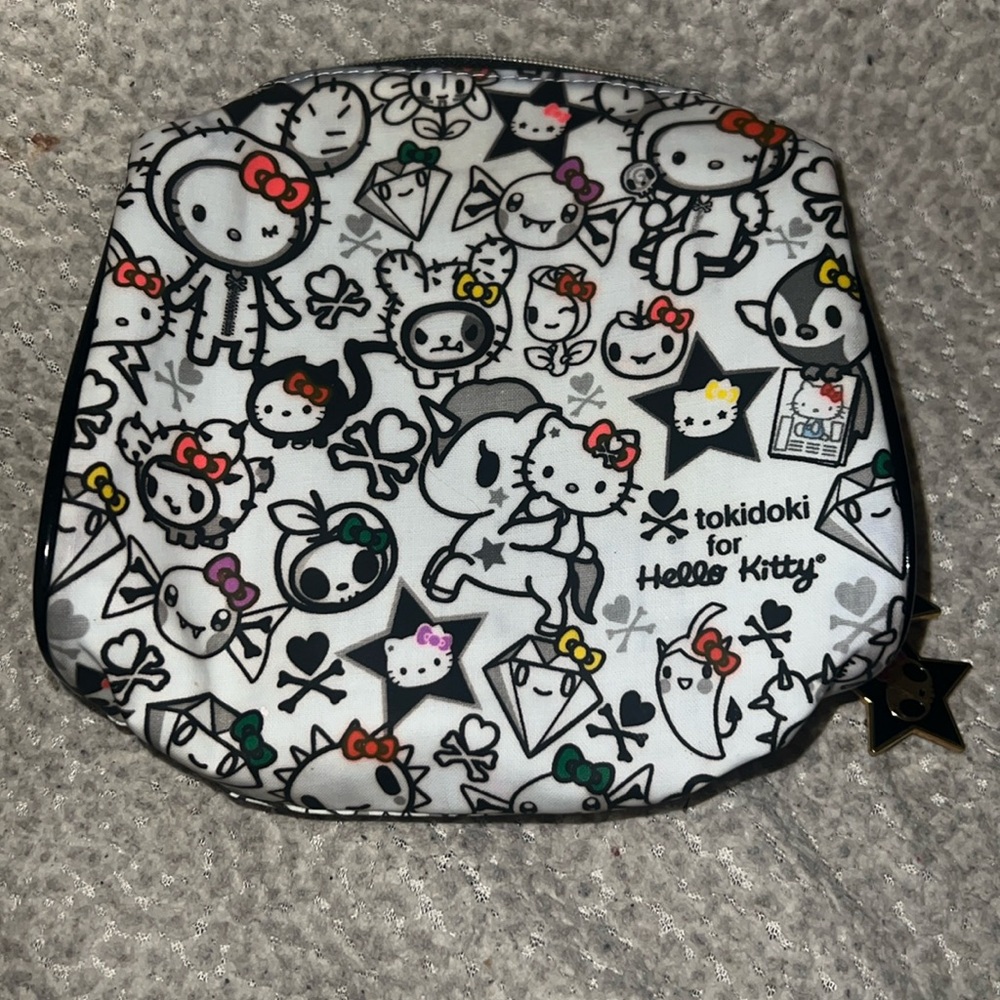 Tokidoki X Hello Kitty makeup bag pouch